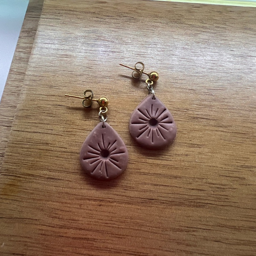 Clay earrings